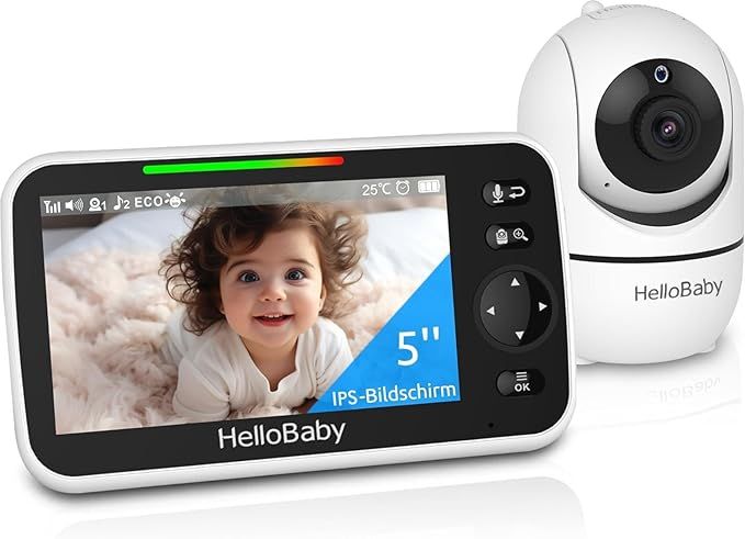 HelloBaby Video-Babyphone mit Kamera und großem Akku